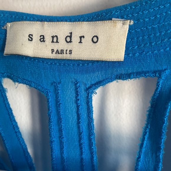Robe Sandro bleu - Picture 4 of 6
